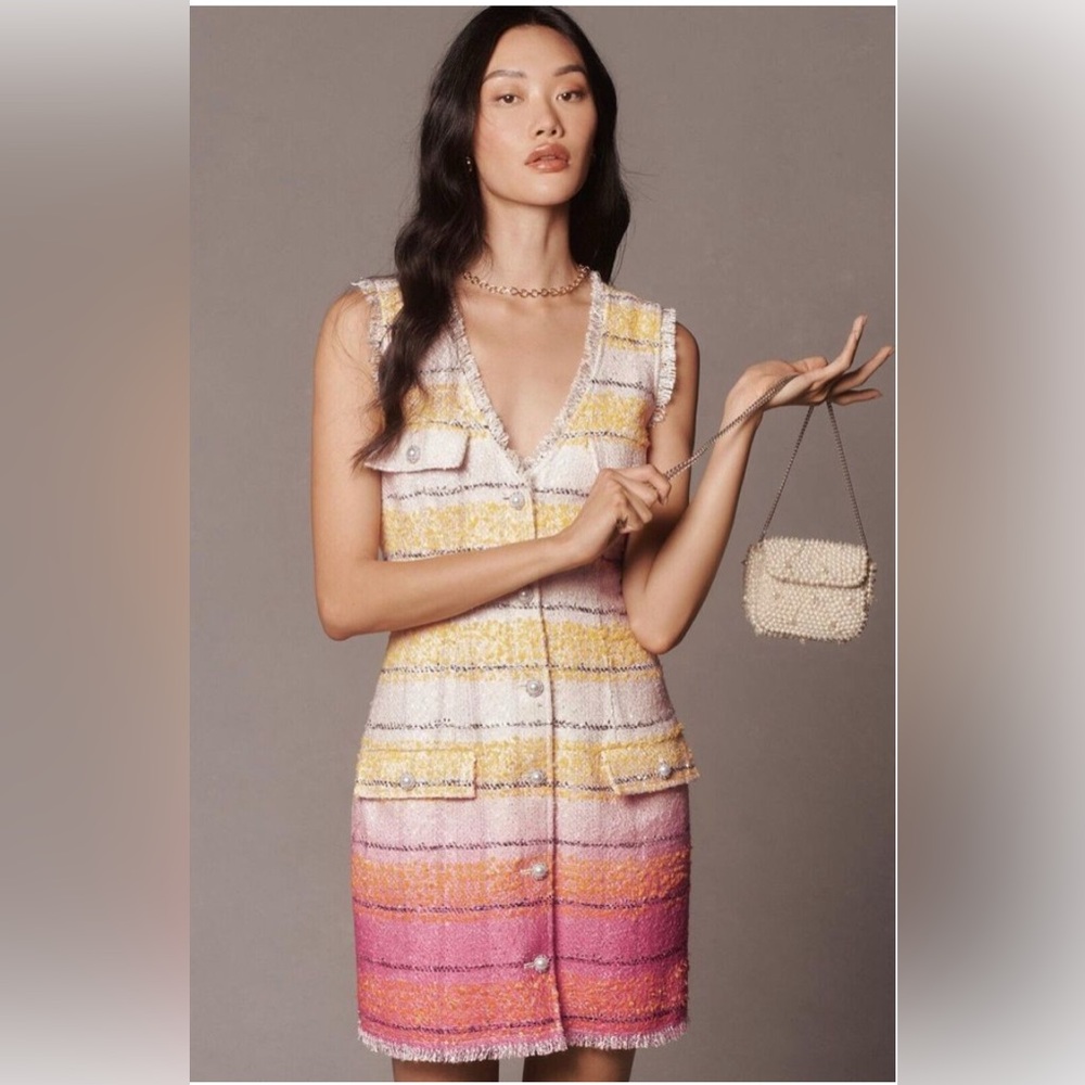 ANTHROPOLOGIE Tweed Ombré Dress NWT! 💖